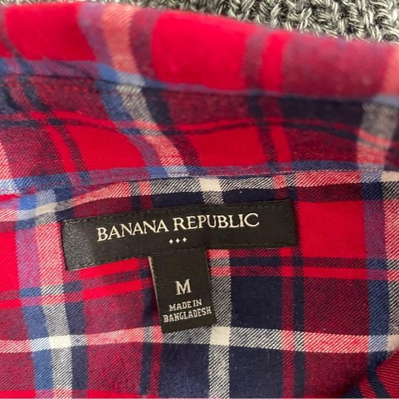Banana Republic Plaid Button Up - Picture 3 of 3